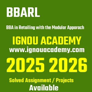 IGNOU BBARL असाइनमेंट 2026