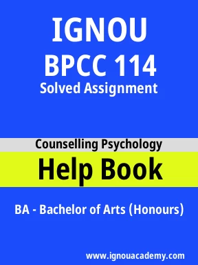 BPCC 114 Solved Assignment