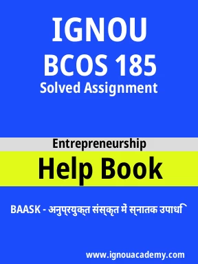 BCOS 185 Solved Assignment