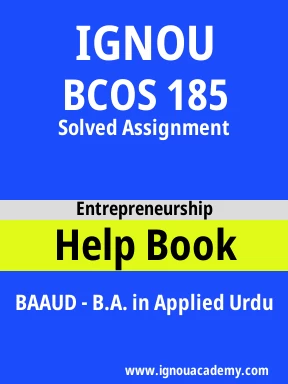 BCOS 185 Solved Assignment