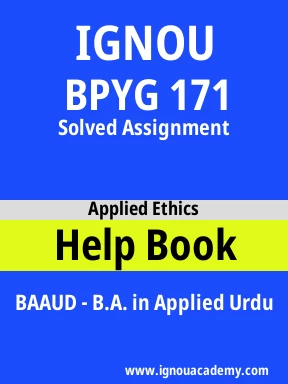 BPYG 171 Solved Assignment