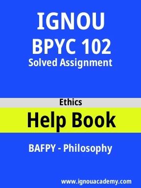 BPYC 102 Solved Assignment