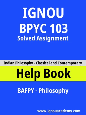 BPYC 103 Solved Assignment