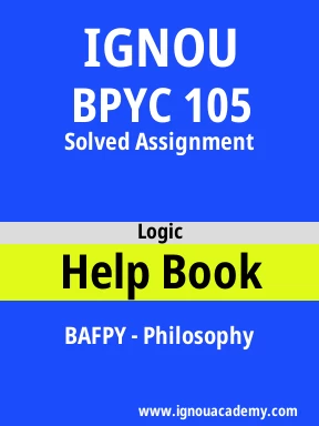BPYC 105 Solved Assignment