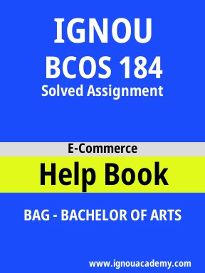 BCOS 184 Solved Assignment