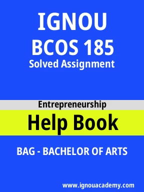 BCOS 185 Solved Assignment