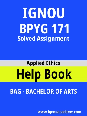 BPYG 171 Solved Assignment