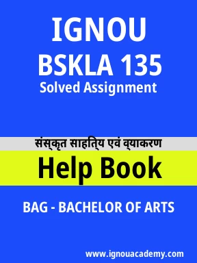 BSKLA 135 Solved Assignment