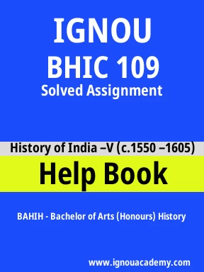 BHIC 109 Solved Assignment