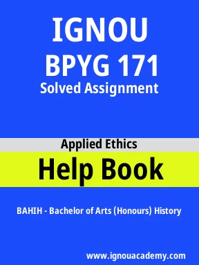 BPYG 171 Solved Assignment