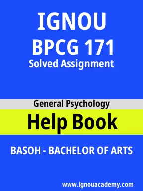 BPCG 171 Solved Assignment