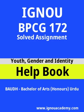 BPCG 172 Solved Assignment