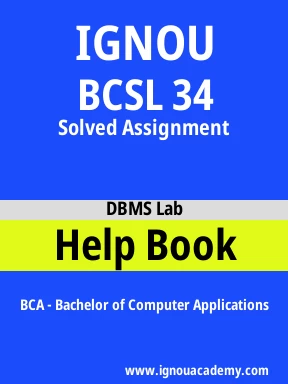 BCSL 34 Solved Assignment