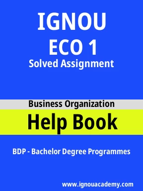ECO 1 Solved Assignment