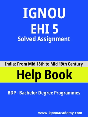 EHI 5 Solved Assignment