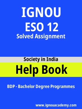 ESO 12 Solved Assignment