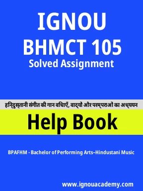 BHMCT 105 Solved Assignment