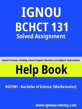 BCHCT 131 Solved Assignment