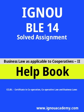 BLE 14 Solved Assignment