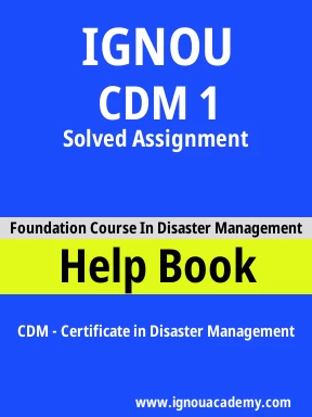 CDM 1 Solved Assignment