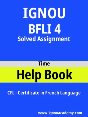 BFLI 4 Solved Assignment