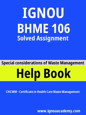 BHME 106 Solved Assignment