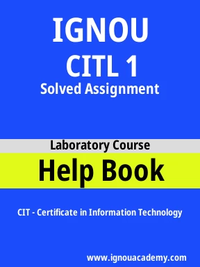 CITL 1 Solved Assignment