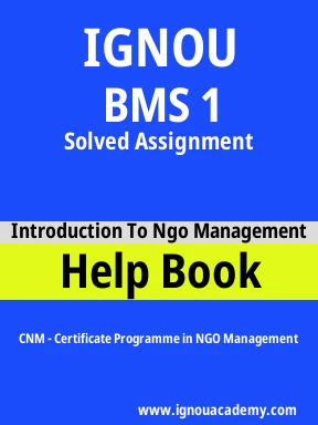 BMS 1 Solved Assignment