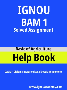 BAM 1 Solved Assignment