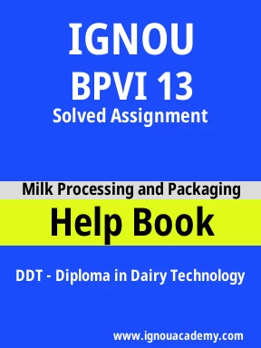 BPVI 13 Solved Assignment