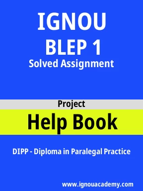 BLEP 1 Solved Assignment