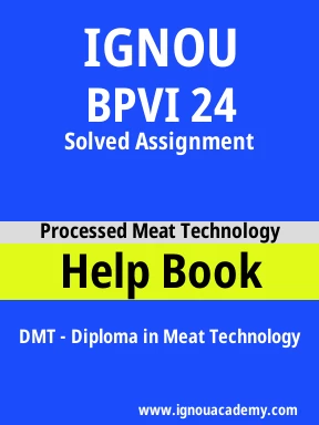 BPVI 24 Solved Assignment