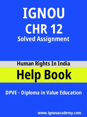 CHR 12 Solved Assignment