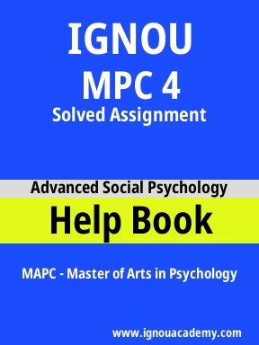MPC 4 Solved Assignment