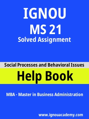 MS 21 Solved Assignment