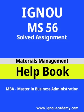 MS 56 Solved Assignment