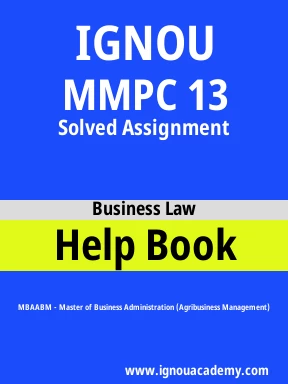 MMPC 13 Solved Assignment