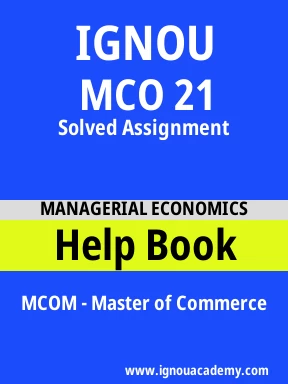MCO 21 Solved Assignment