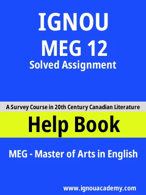 MEG 12 Solved Assignment