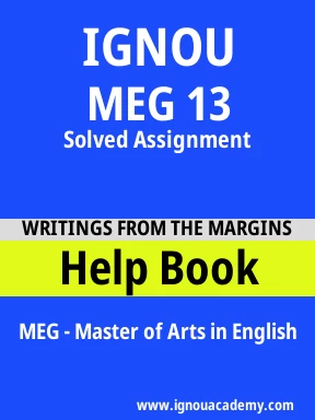 MEG 13 Solved Assignment