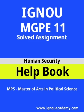 MGPE 11 Solved Assignment