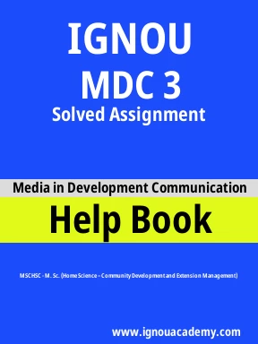 MDC 3 Solved Assignment