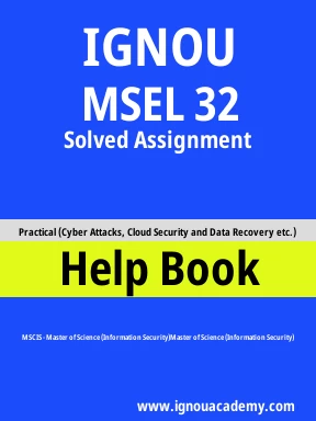 MSEL 32 Solved Assignment