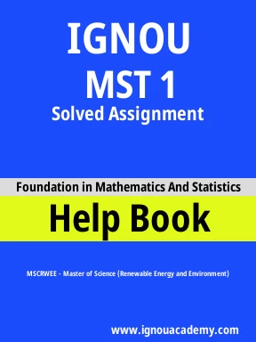 MST 1 Solved Assignment