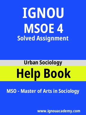 MSOE 4 Solved Assignment