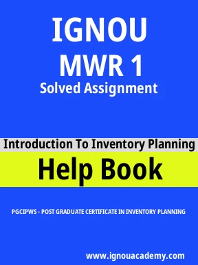 MWR 1 Solved Assignment