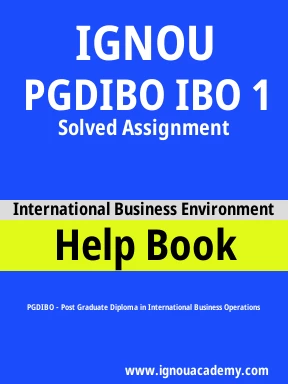 PGDIBO IBO 1 Solved Assignment
