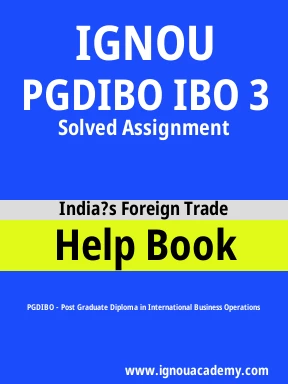 PGDIBO IBO 3 Solved Assignment