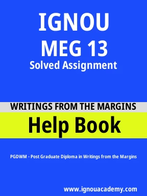 MEG 13 Solved Assignment