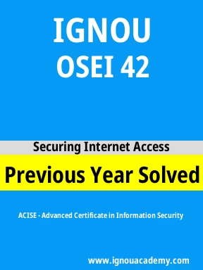 OSEI 42 Previous Year Solved Question Paper